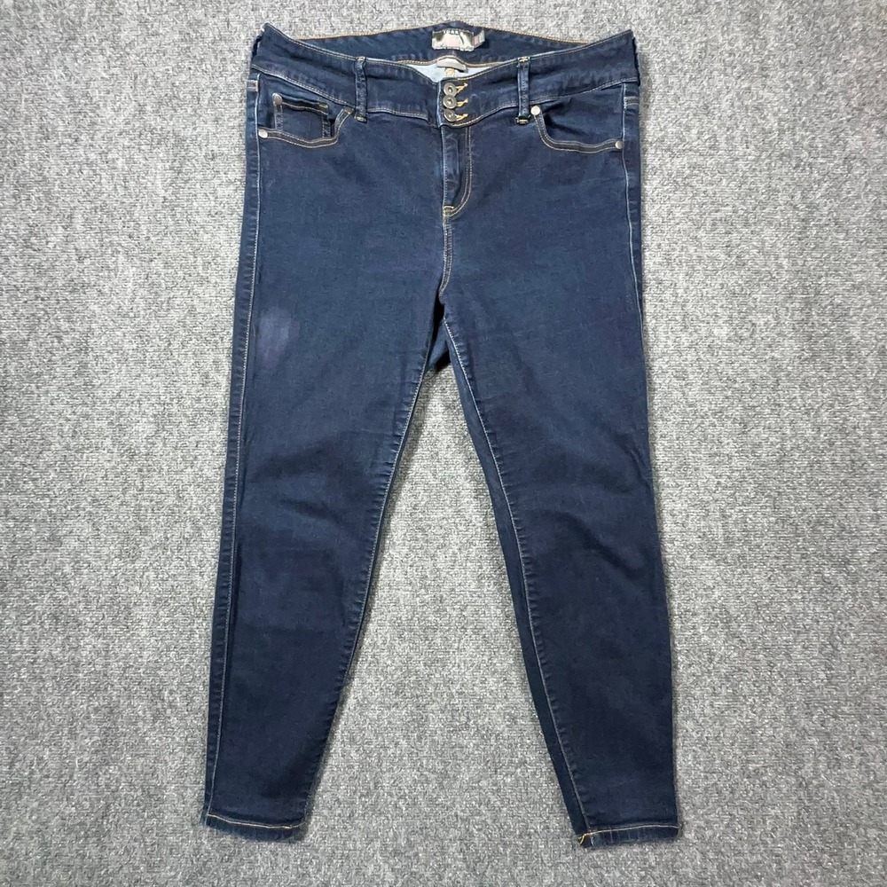 Torrid Super Soft Jegging Dark Wash Skinny Jeans Womens 18S Short 14873490